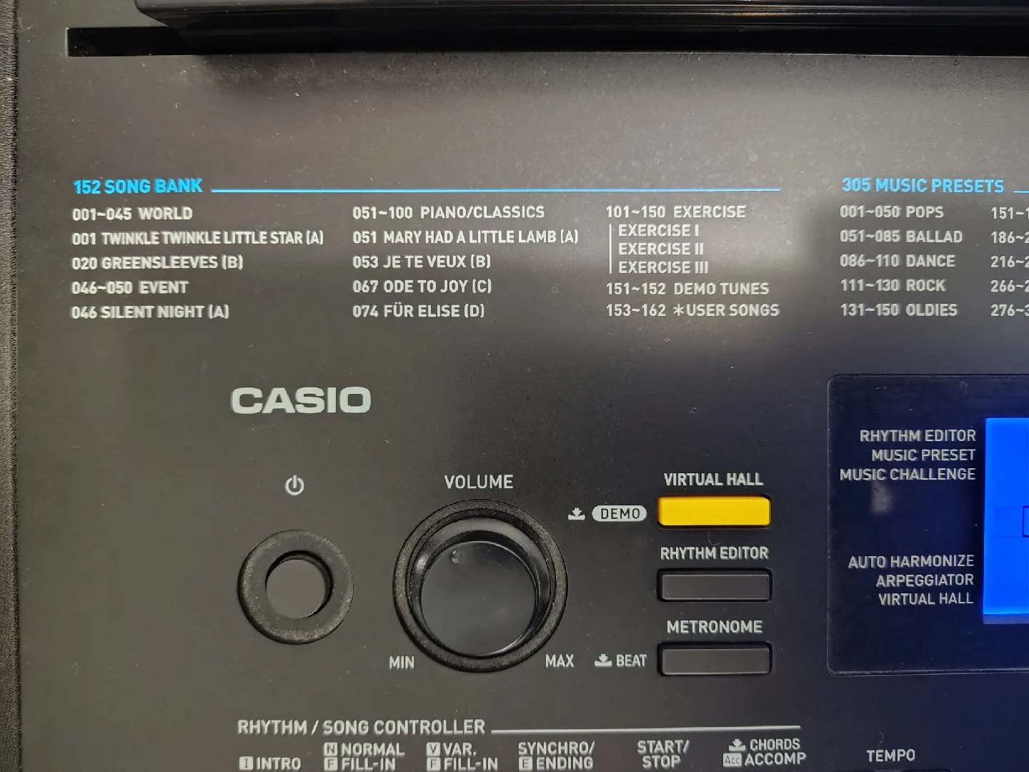 Casio WK-245 Keyboard w/bench image indicator(2)