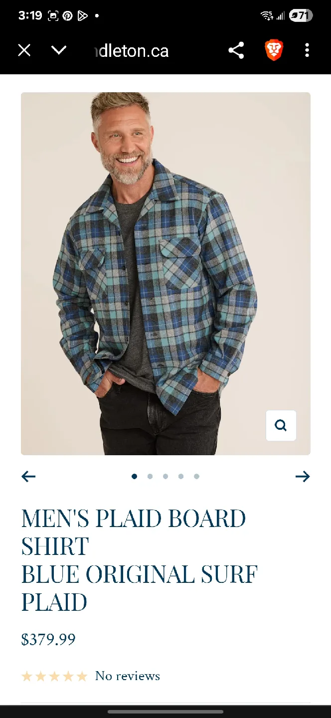 Pendleton Wool "Original Board Shirt" Men’s XL image indicator(4)