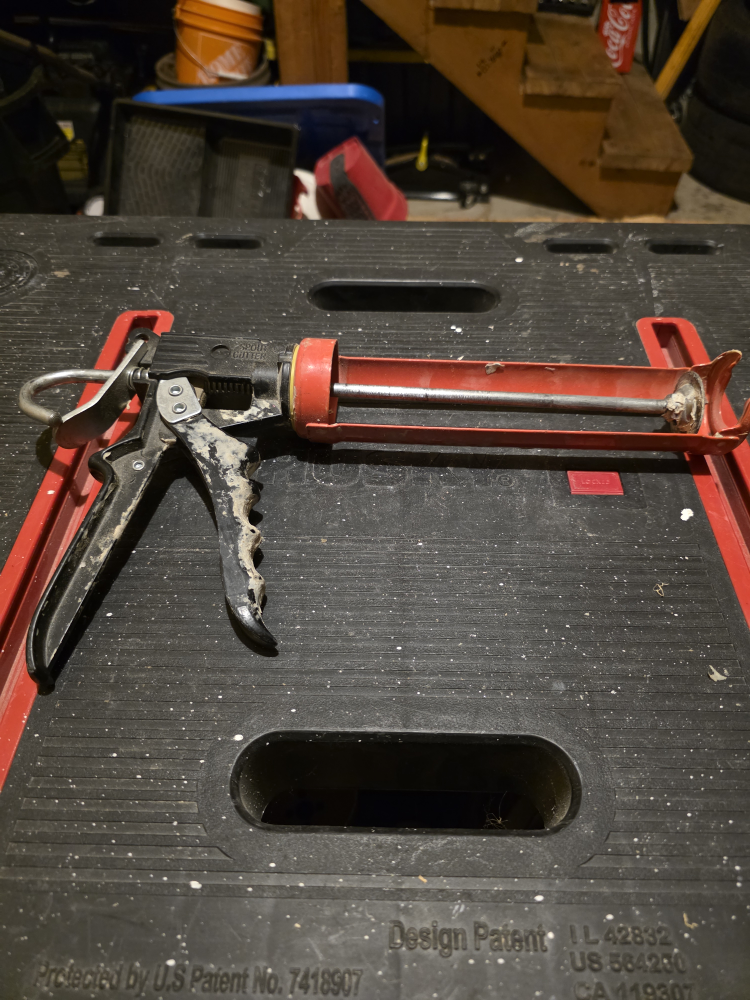 Used Caulk Gun