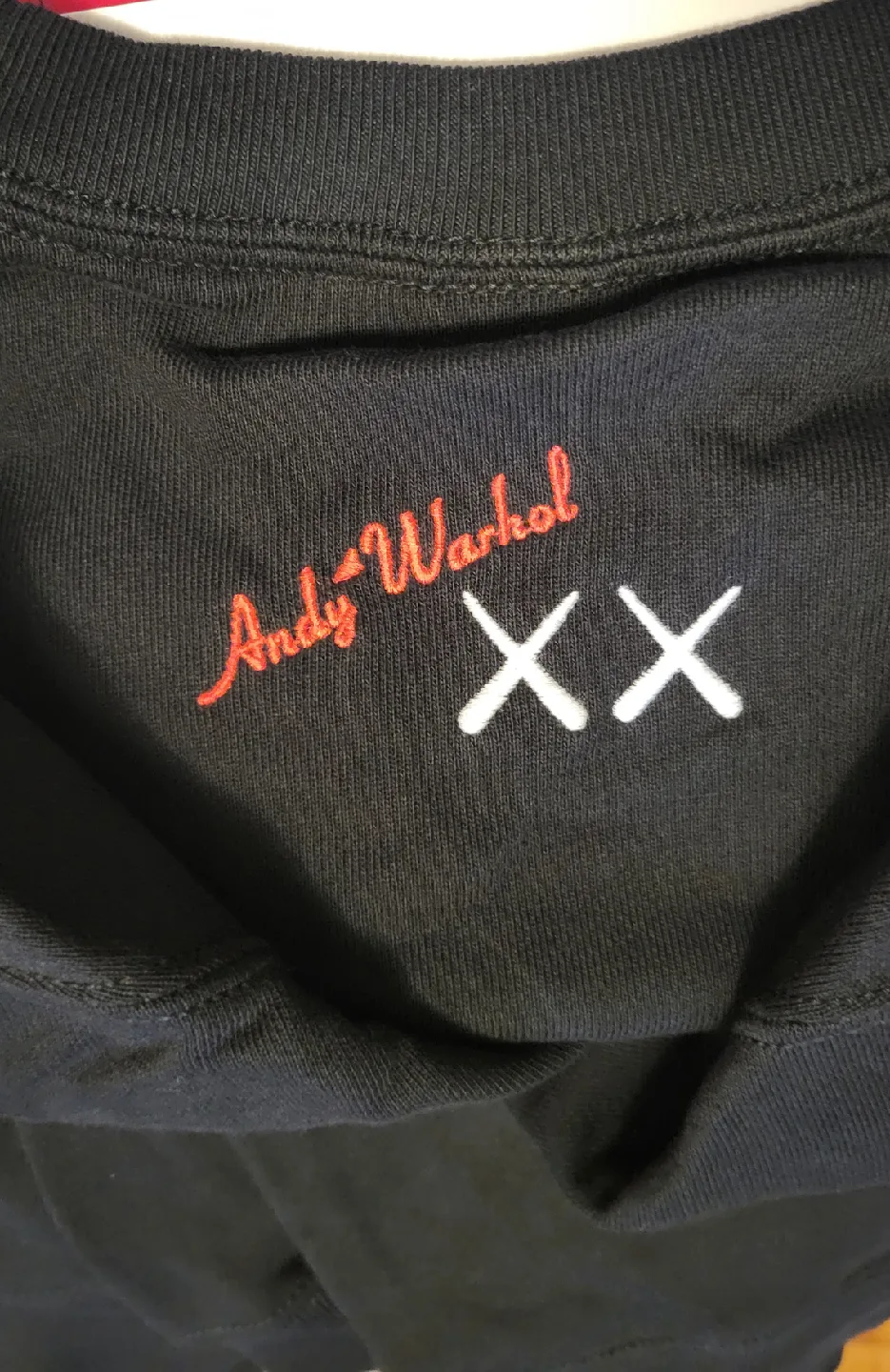 New Uniqlo KAWS + Warhol Black Sweatshirt Size S image indicator(4)