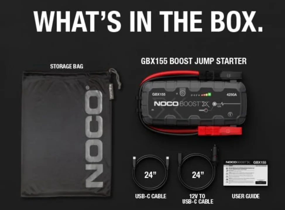 NOCO Boost X GBX155 Jump Starter -  New SEALED BOX image indicator(3)