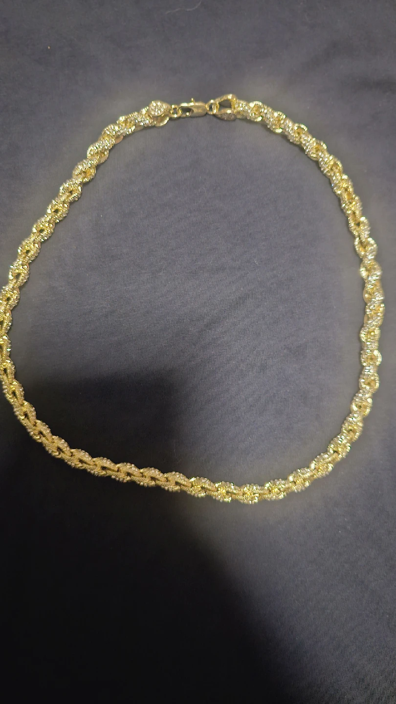 Gold Rope Chain Necklace - photo 2