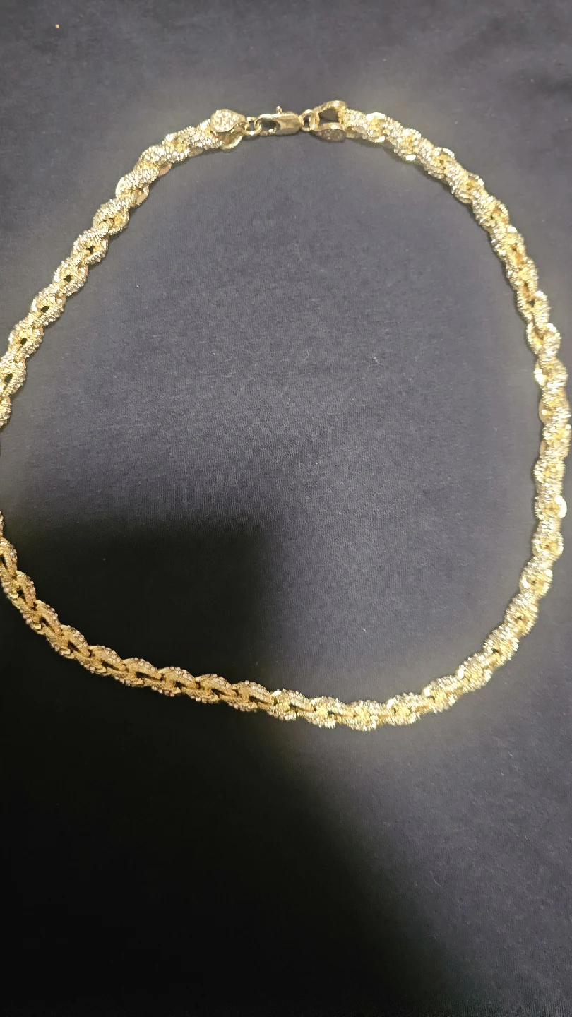 Gold Rope Chain Necklace - photo 3