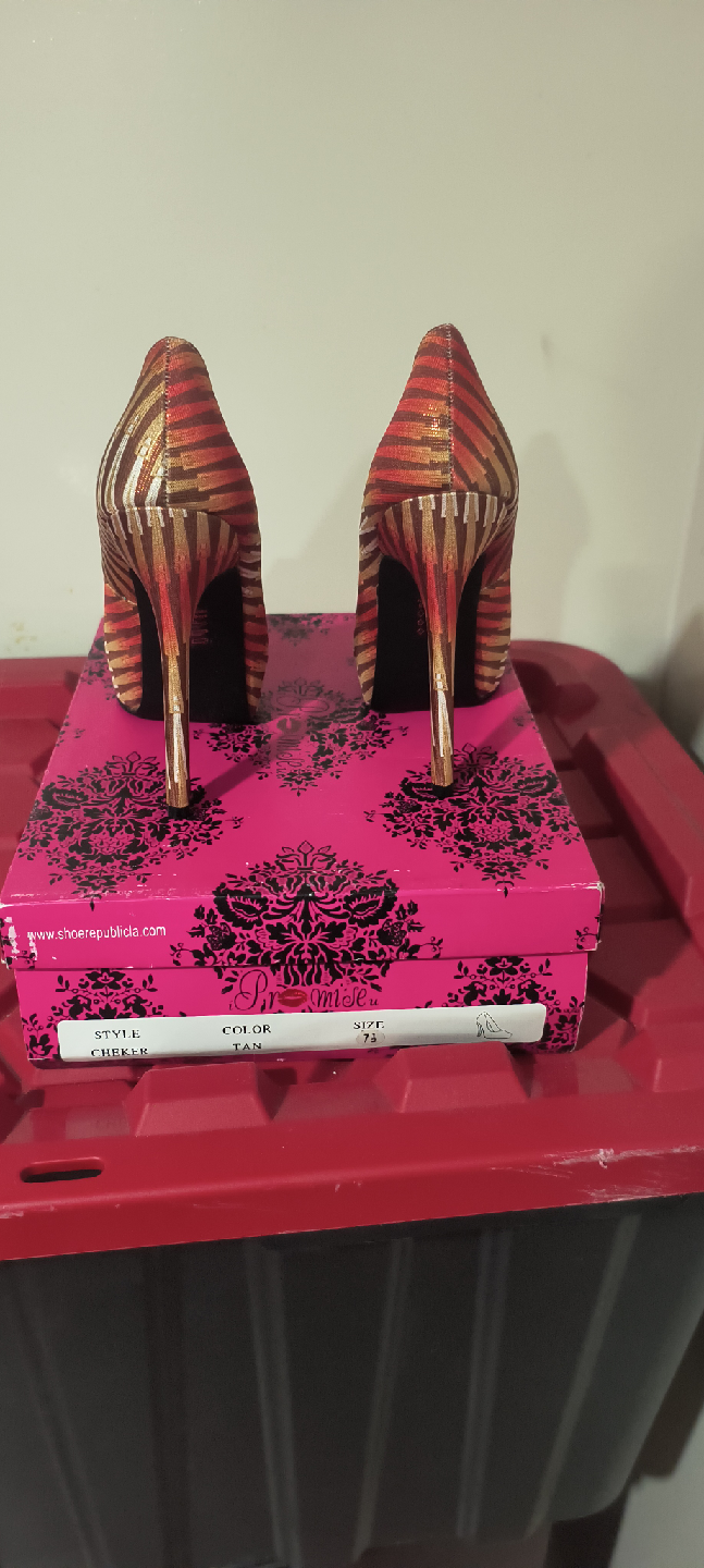 Promise Tan Heels - Size 7 - photo 2