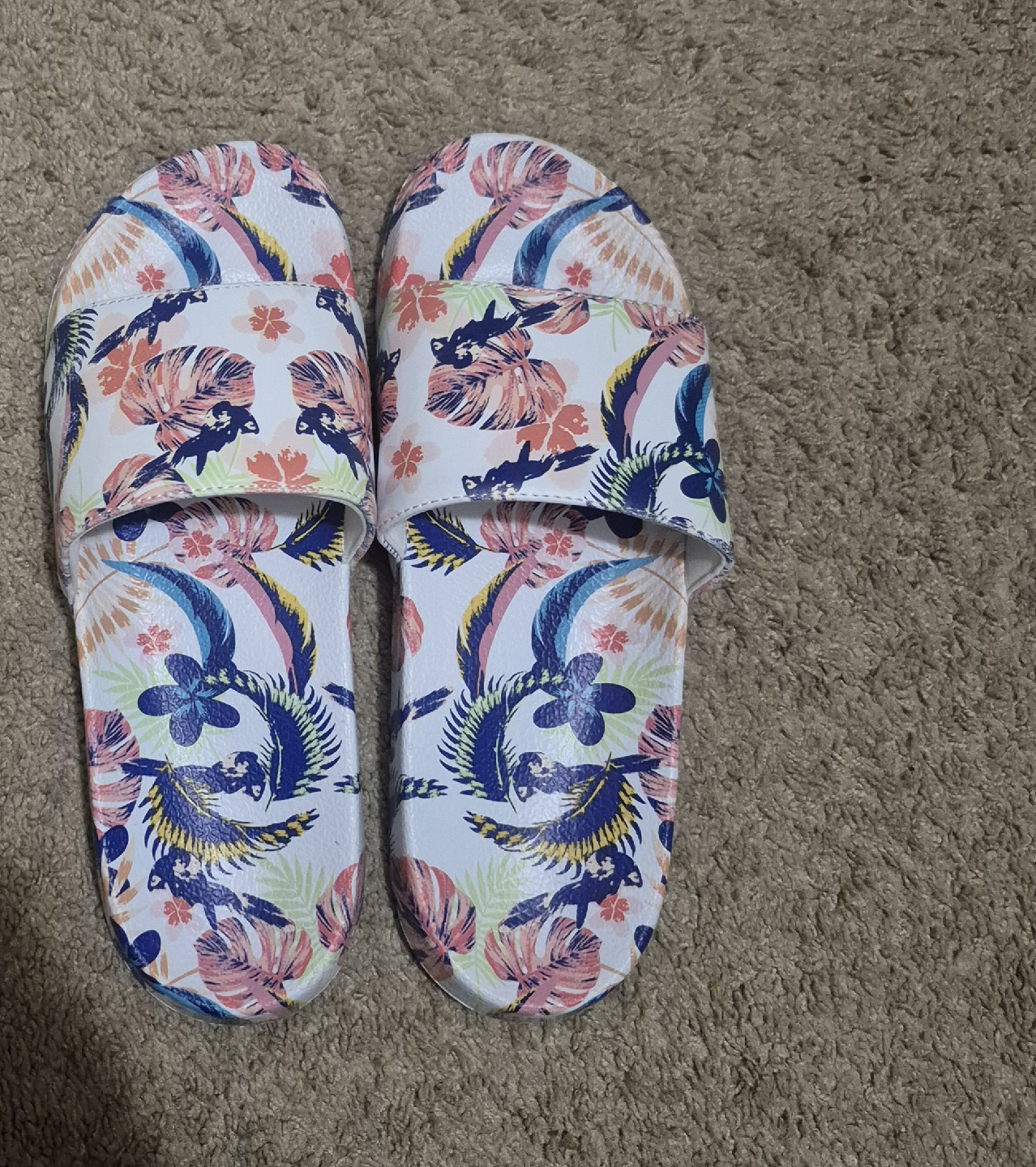 Floral Patterned Slides