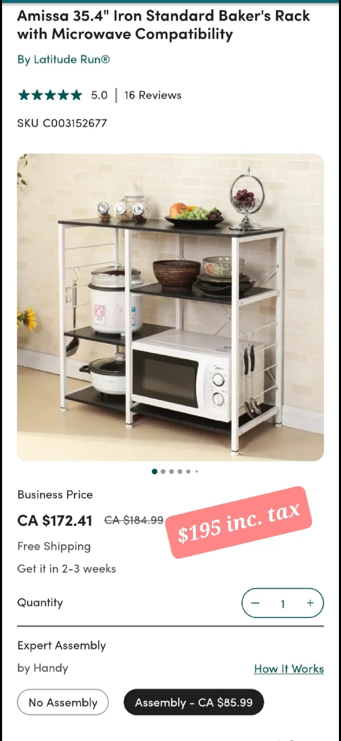 Kitchen Storage Rack 3-tier *new image indicator(4)