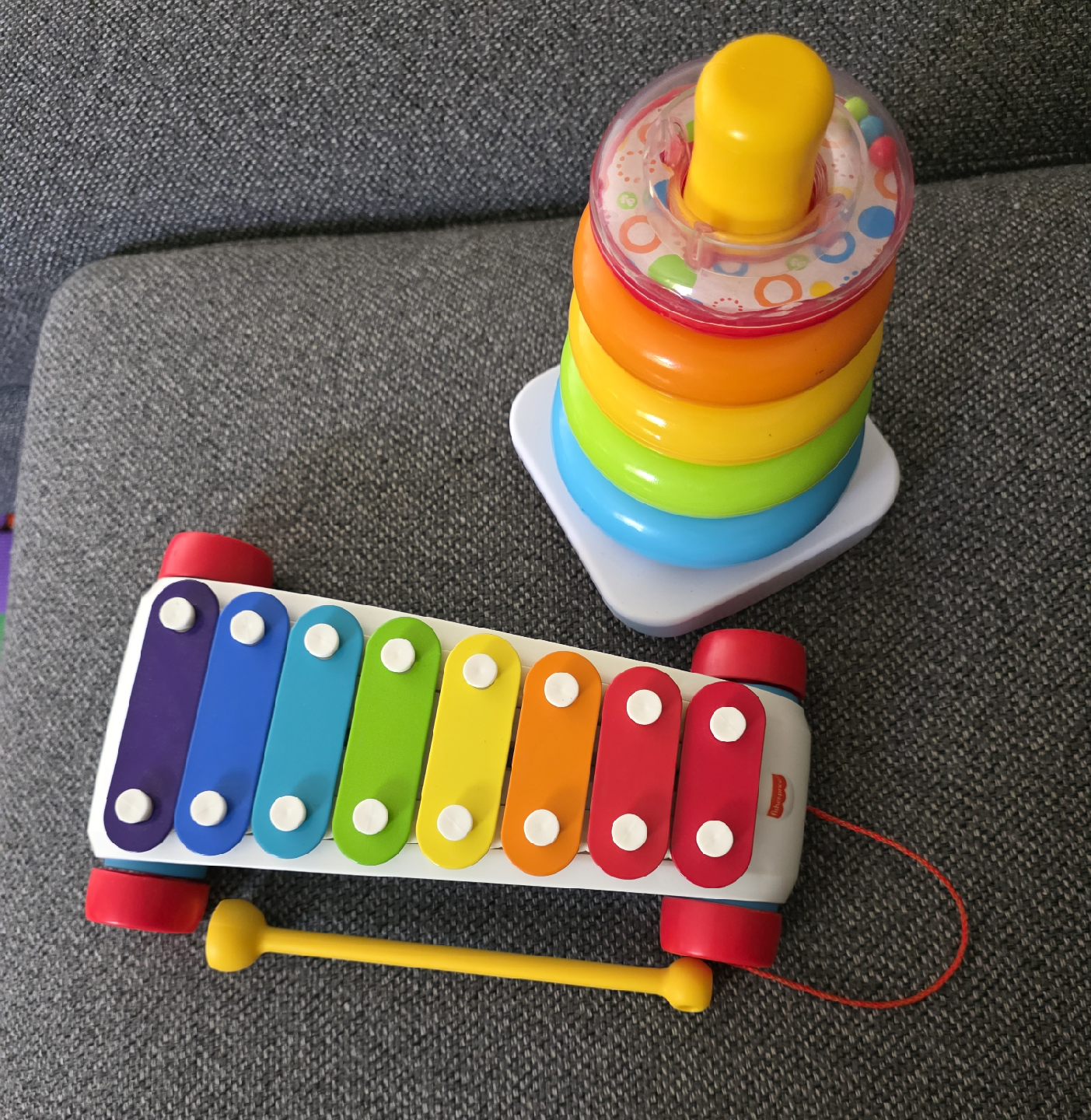 Fisher-Price Baby Toys - Xylophone & Stacking Rings