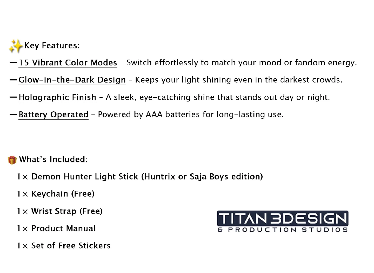 HUNTXR Kpop Demon Hunters Light Stick - New image indicator(6)