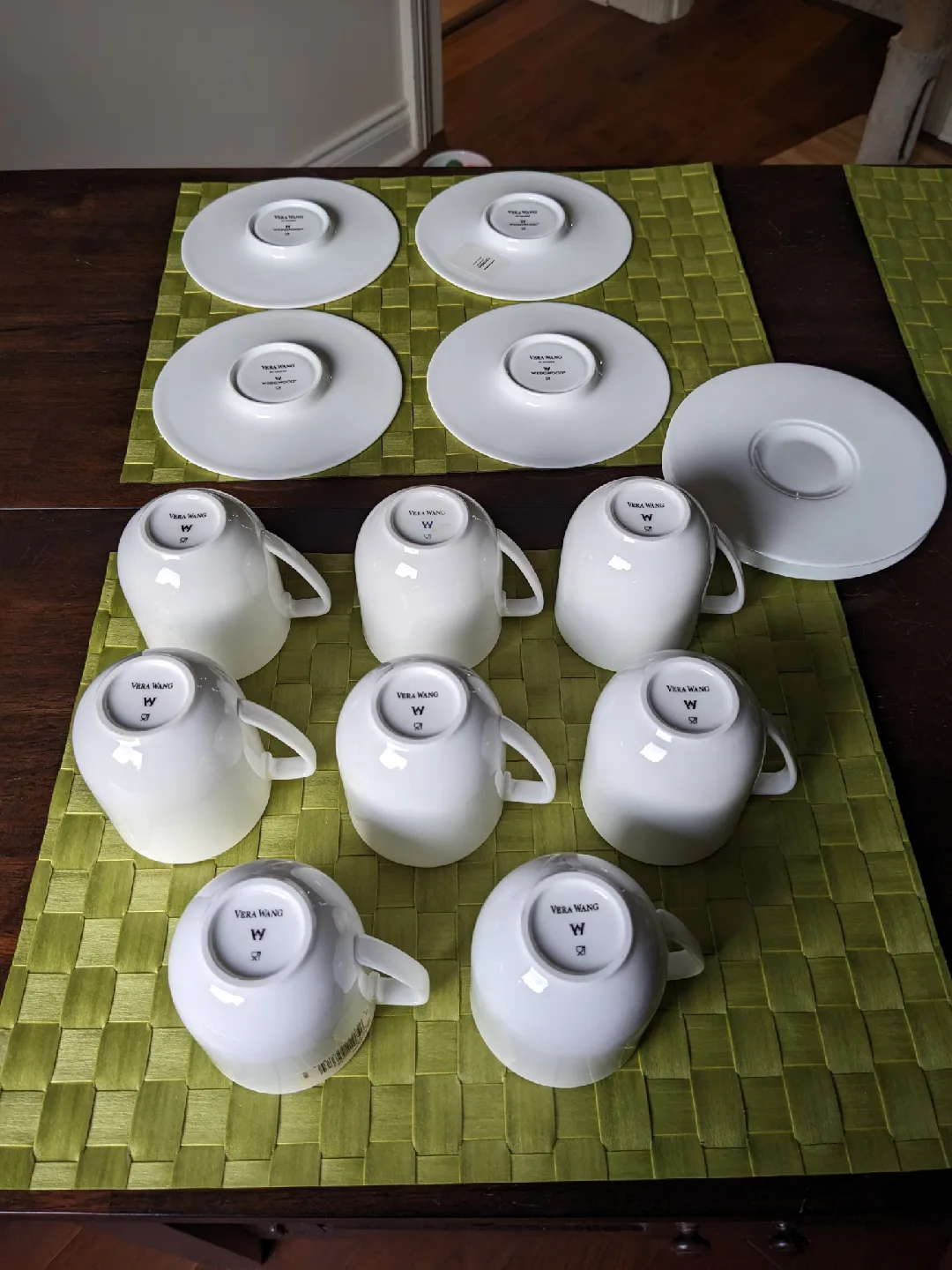 Set of Vera Wang Cups and Saucers - Like New image indicator(10)