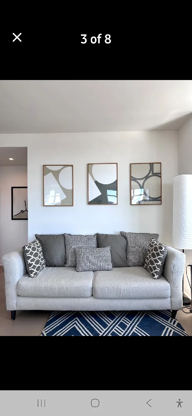 Light Gray Sofa thumbnail