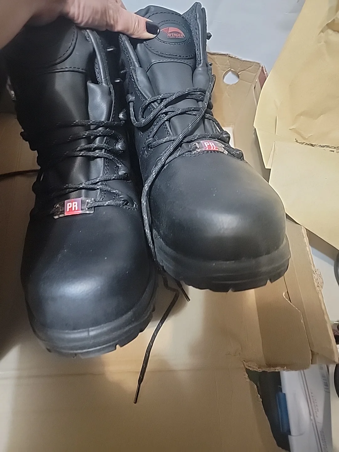 Oliver Black Leather Work Boots image indicator(10)