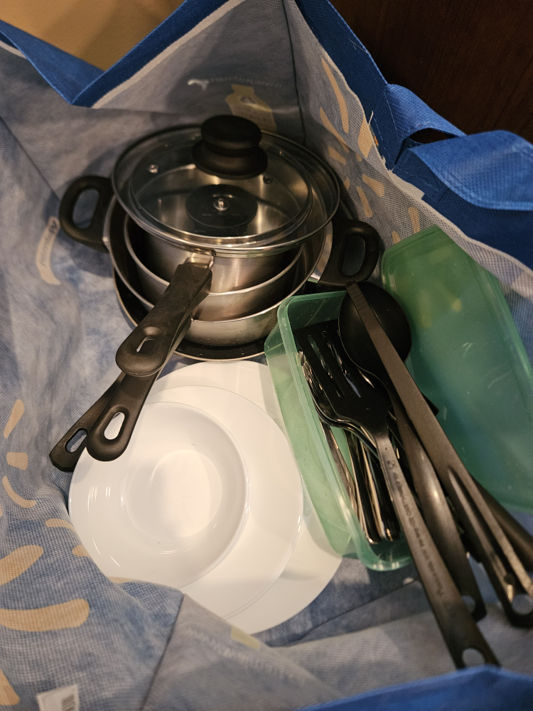 Pots, Bowls, Cutlery Set