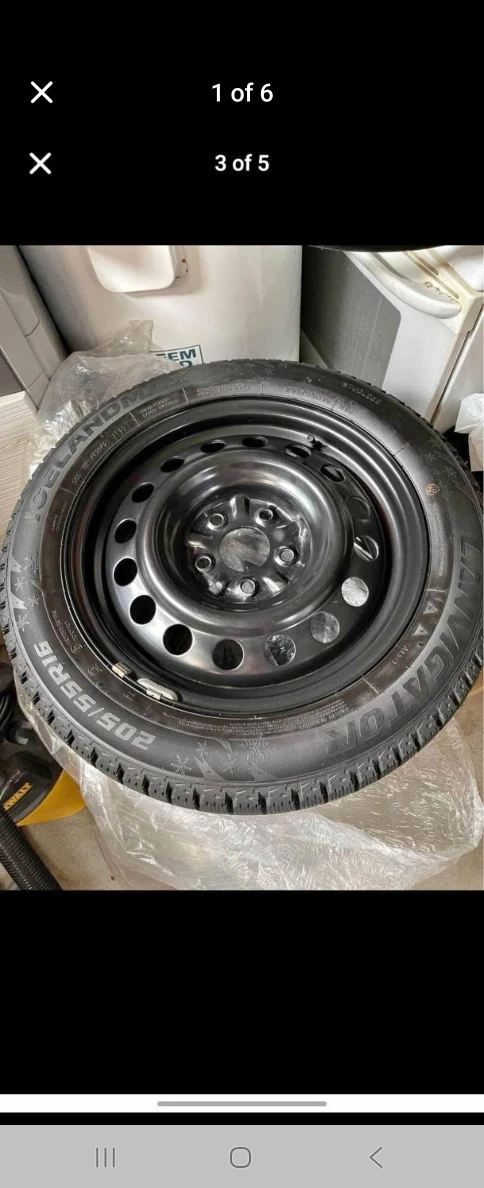 Set of Delano Winter Tires 205/55R16