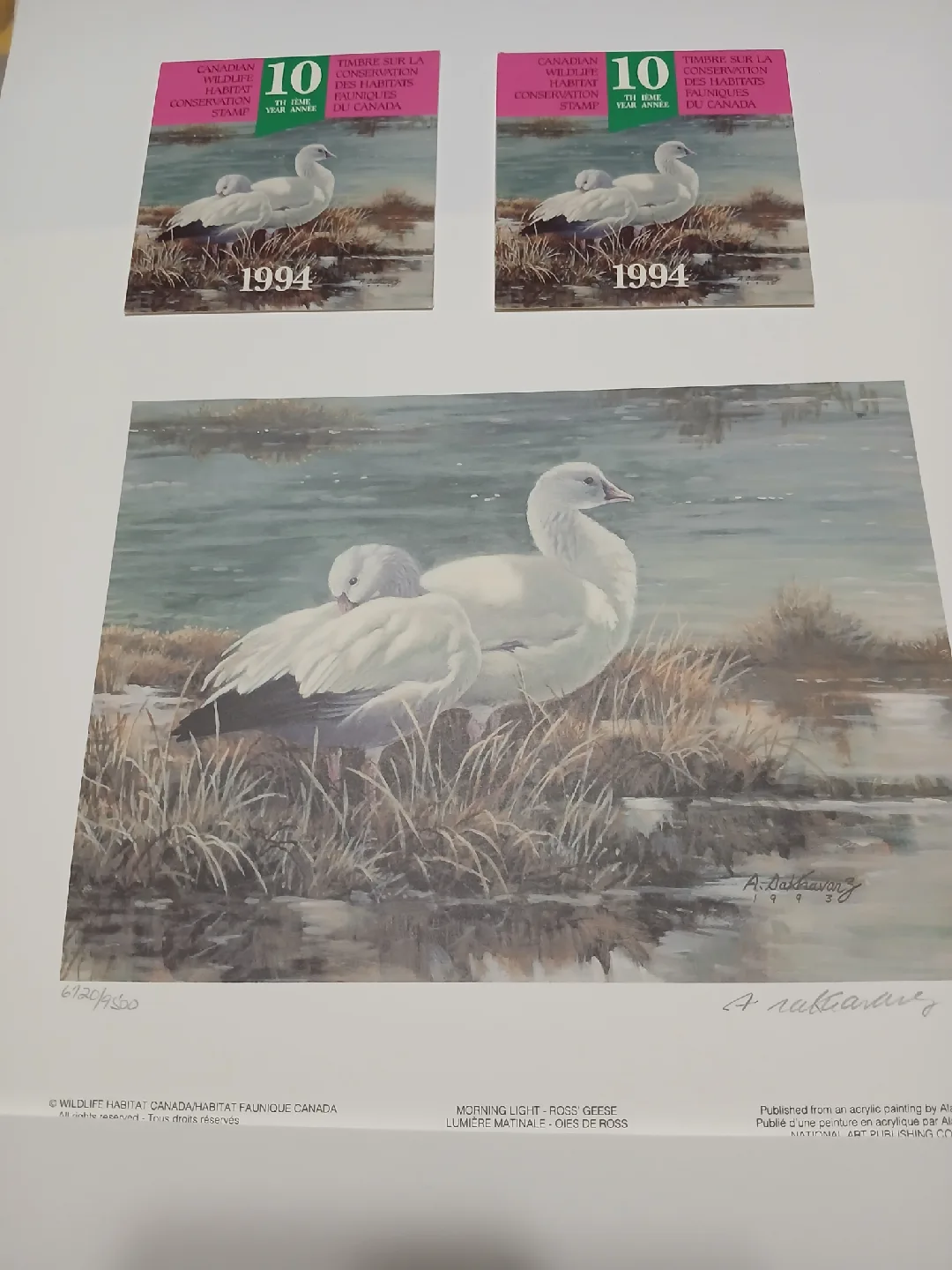 Wildlife Habitat Canada Conservation Stamps & Prints image indicator(2)