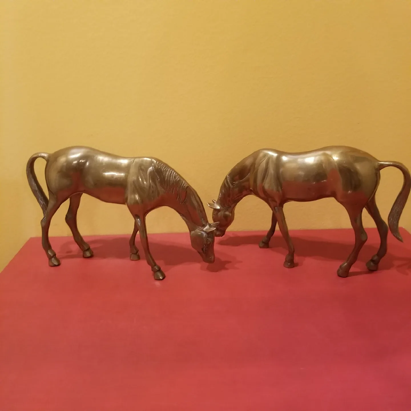 Vintage Brass Horse Figurines - image indicator(5)