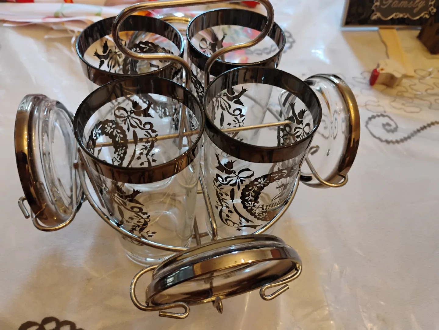 Vintage Anniversary Shot Glass Set thumbnail