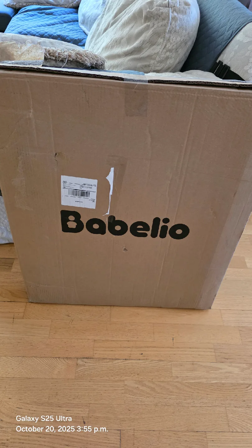 Babelio 26-43" White Auto Close Baby/Dog Gate image indicator(6)