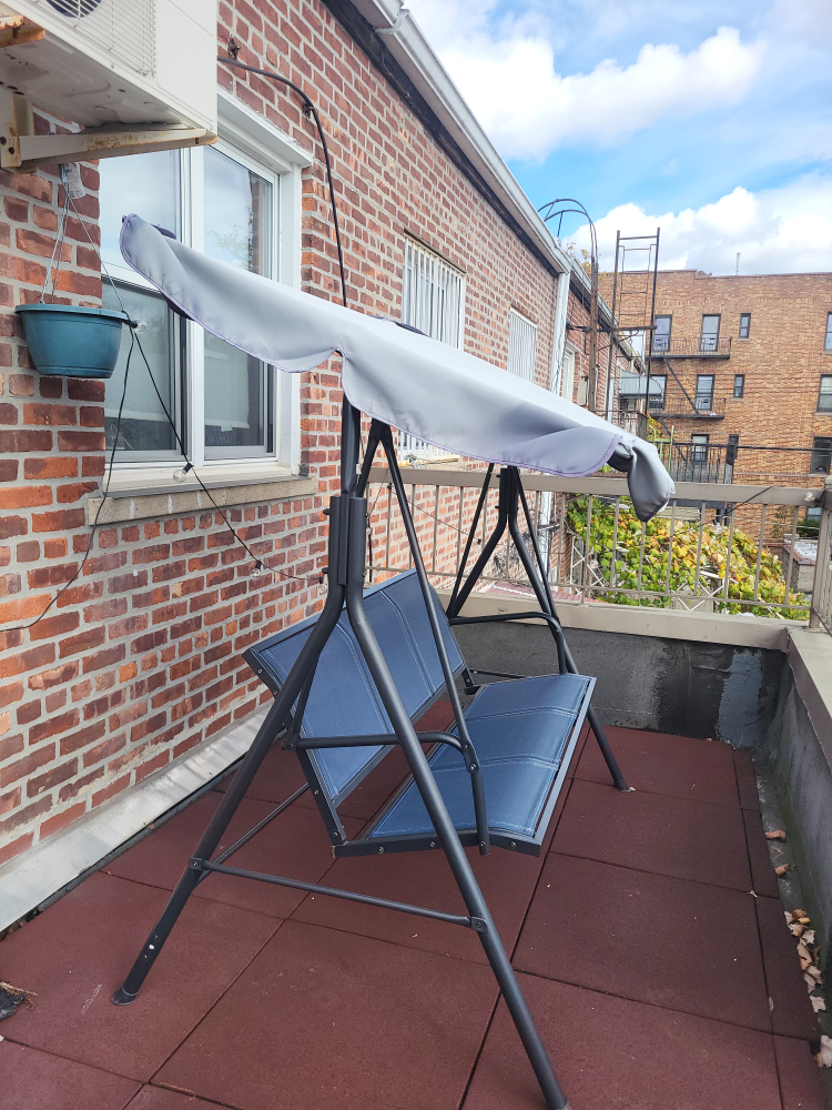 Outdoor Patio Swing Chair Bench - photo 2