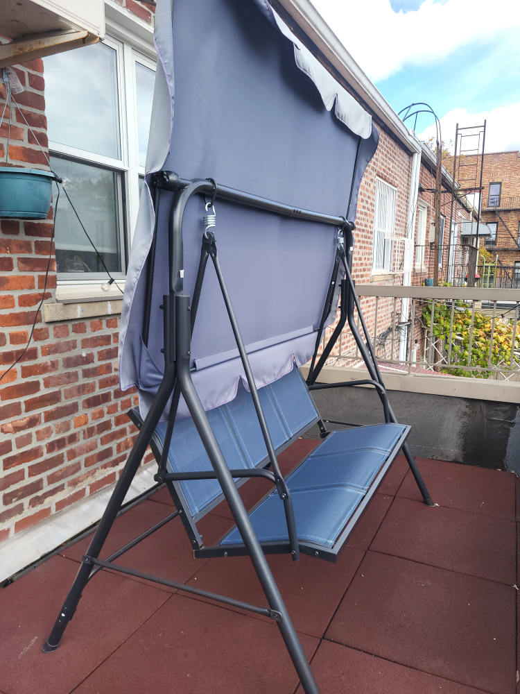Outdoor Patio Swing Chair Bench - photo 3