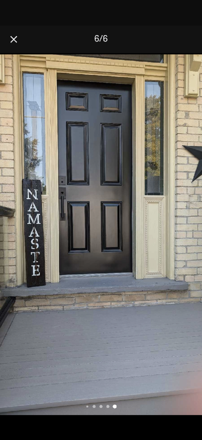 Namaste Wood Sign -Brand New - photo 5