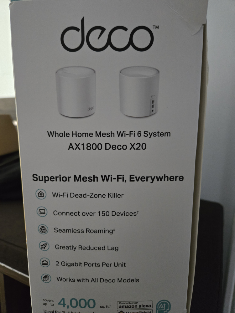 🏆TP-Link Deco X20 AX1800 Whole Home Mesh Wi-Fi 6 System - photo 3