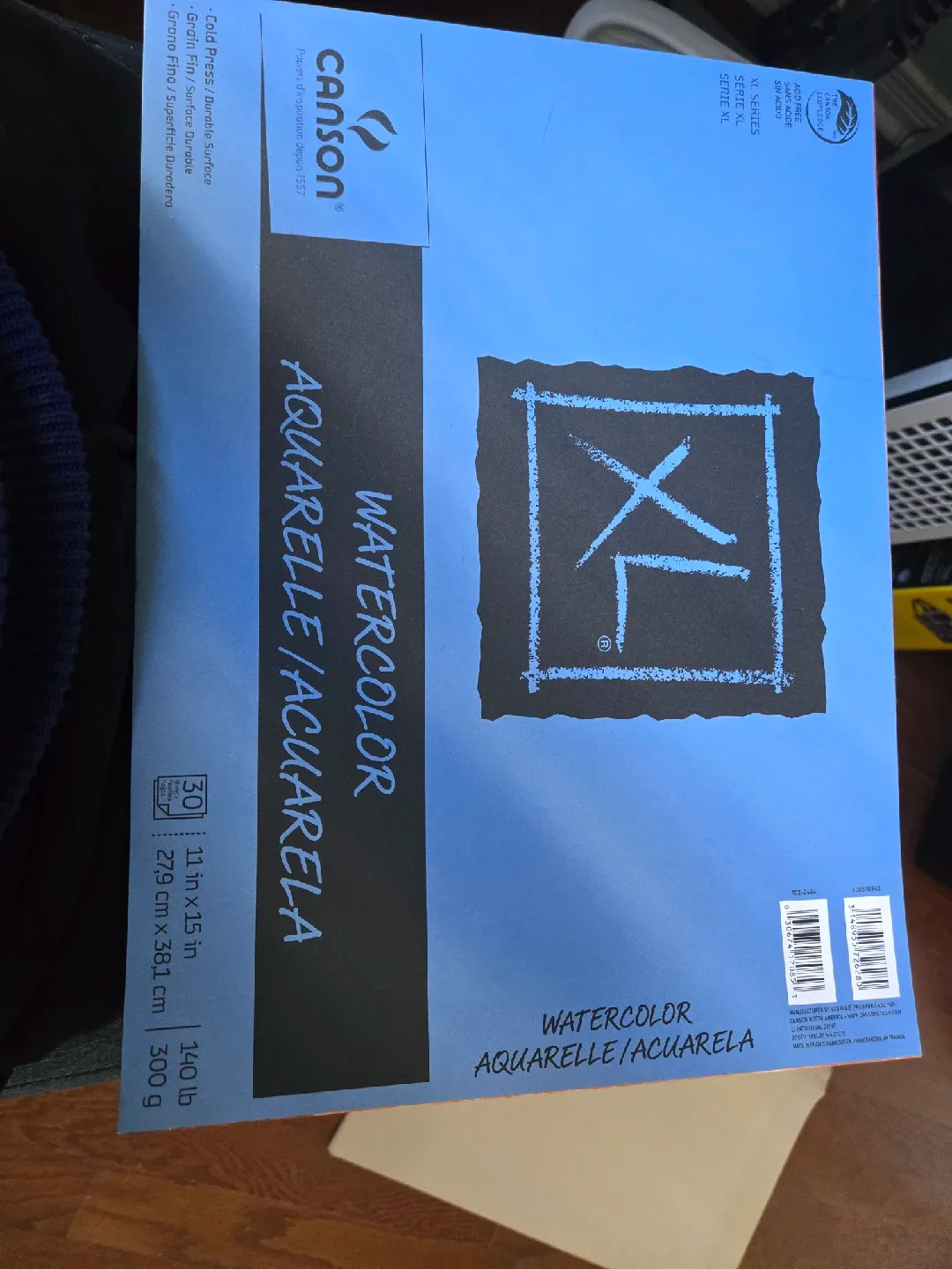 Canson XL Watercolor Pad - 11 in x 15 in image indicator(3)