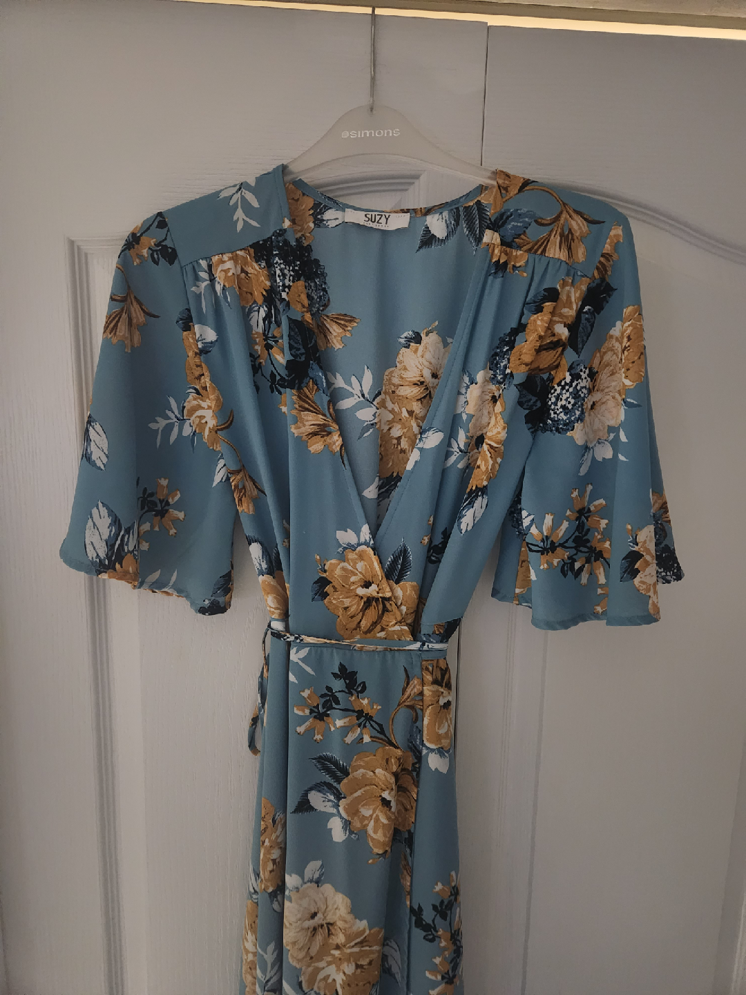 Suzy Shier Floral Wrap Dress - photo 5