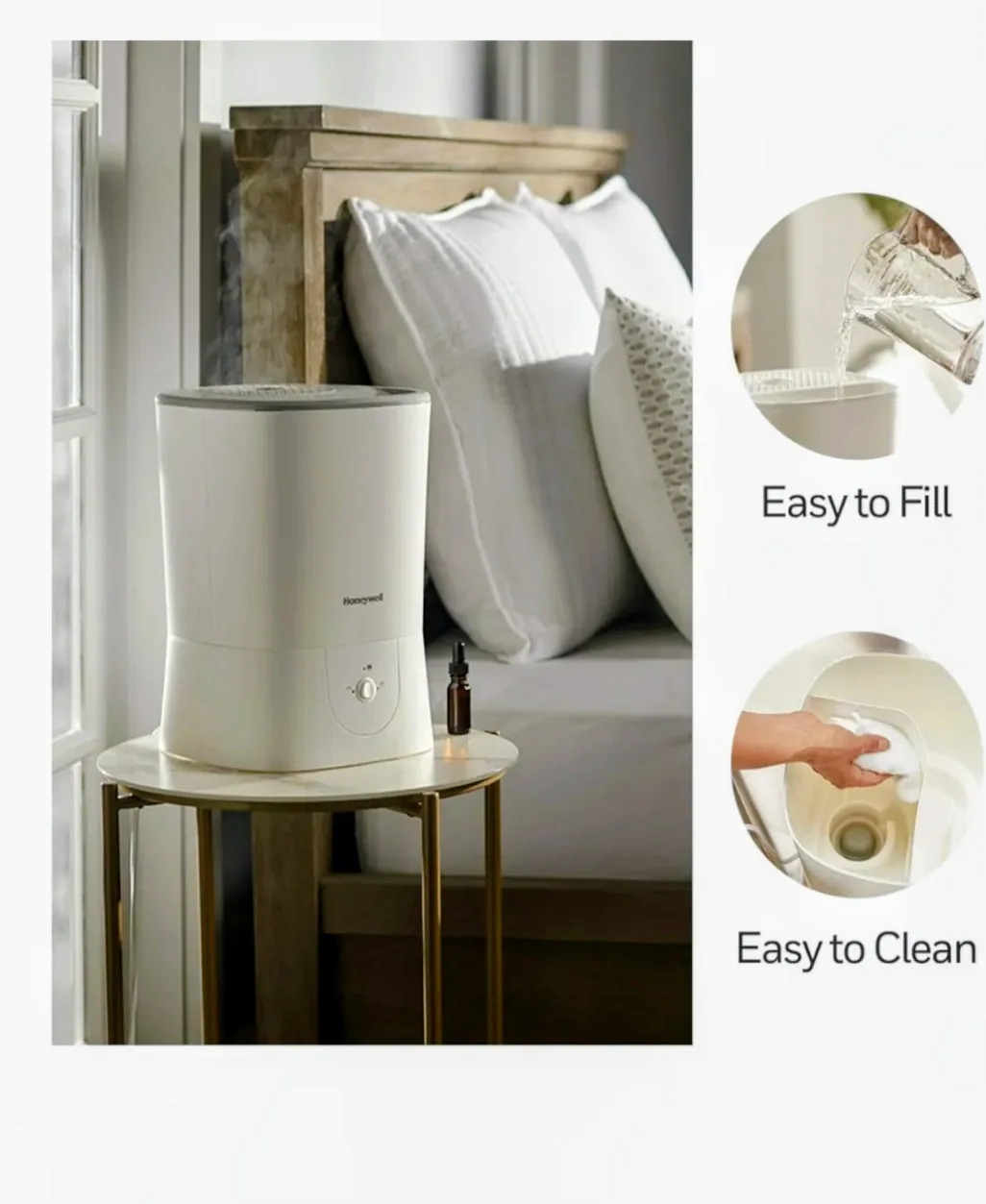 Honeywell Easy To Care Warm Mist Humidifier image indicator(5)