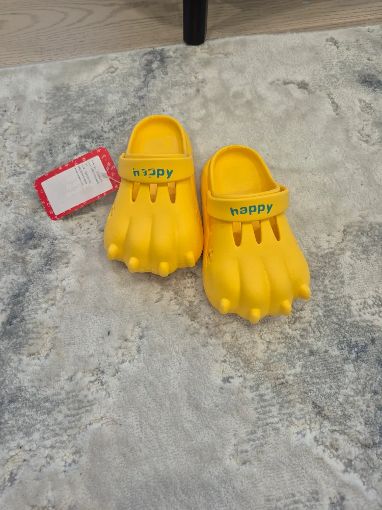PatPat Yellow Paw Clogs