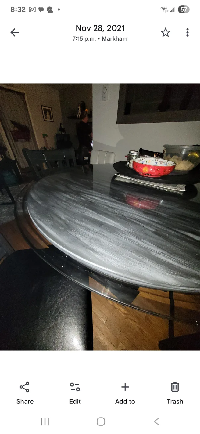 Black Pub Table w/ 4 Chairs thumbnail