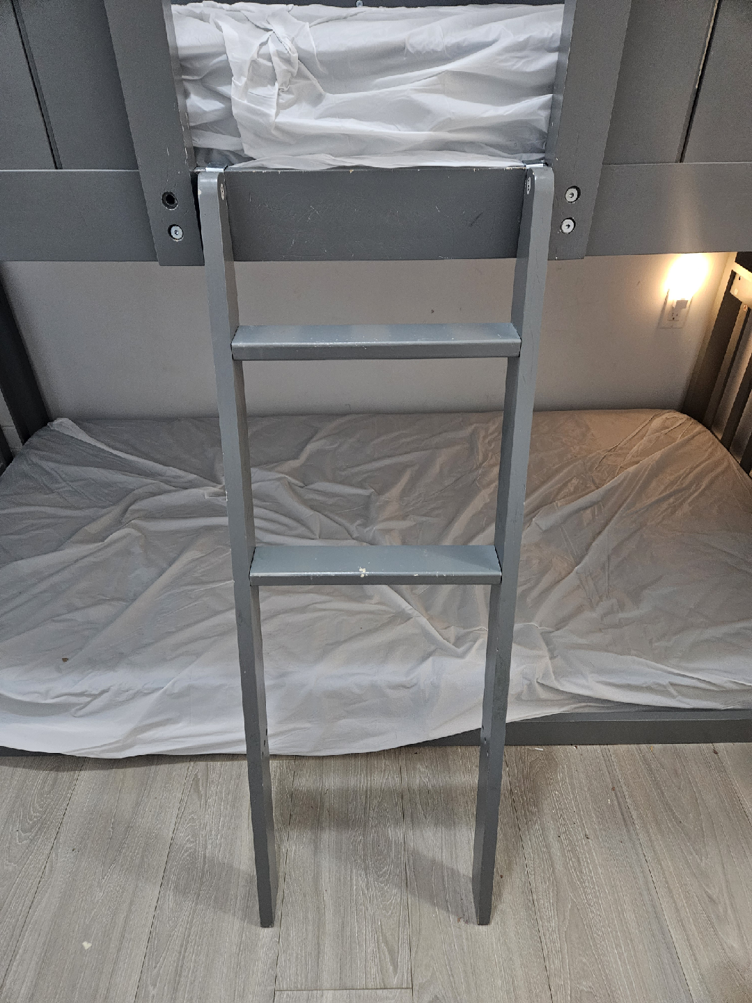 Grey Wooden Bunk Bed with House Design - photo 3