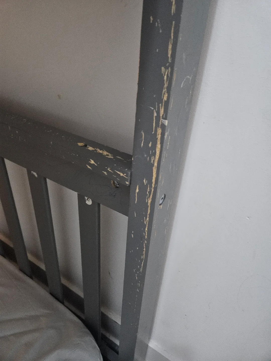 Grey Wooden Bunk Bed with House Design image indicator(6)