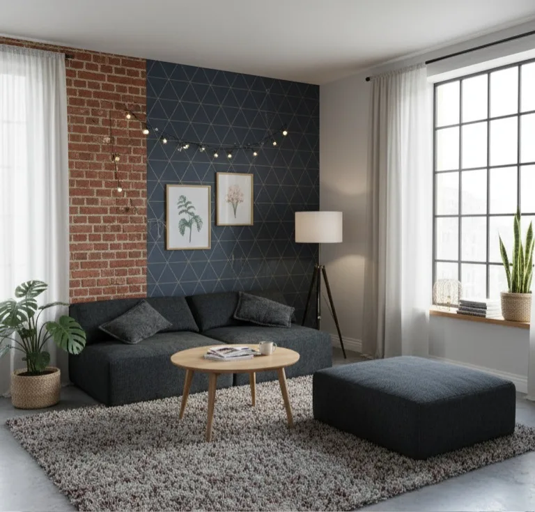 Boneless Modular Sofa Set and ottoman thumbnail