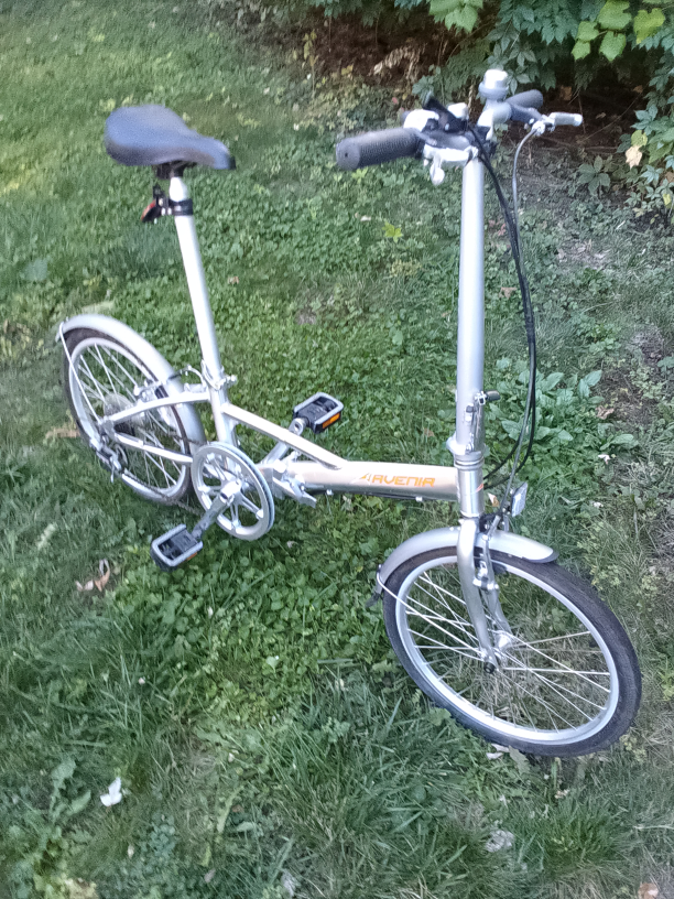 Avenir Folding Bike - Silver