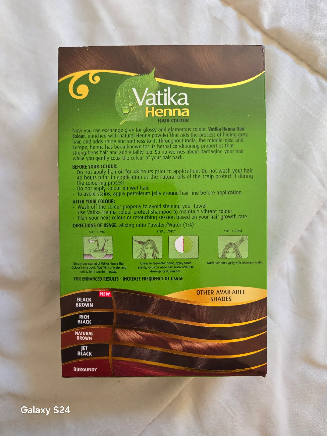 Vatika Henna Hair Colour - Dark Brown image indicator(2)