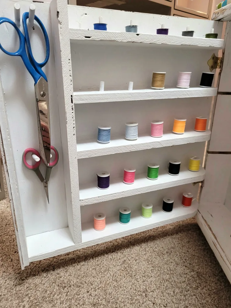 ✨ Vintage Sewing Stool – 1970s Cottagecore Treasure ✨ image indicator(5)