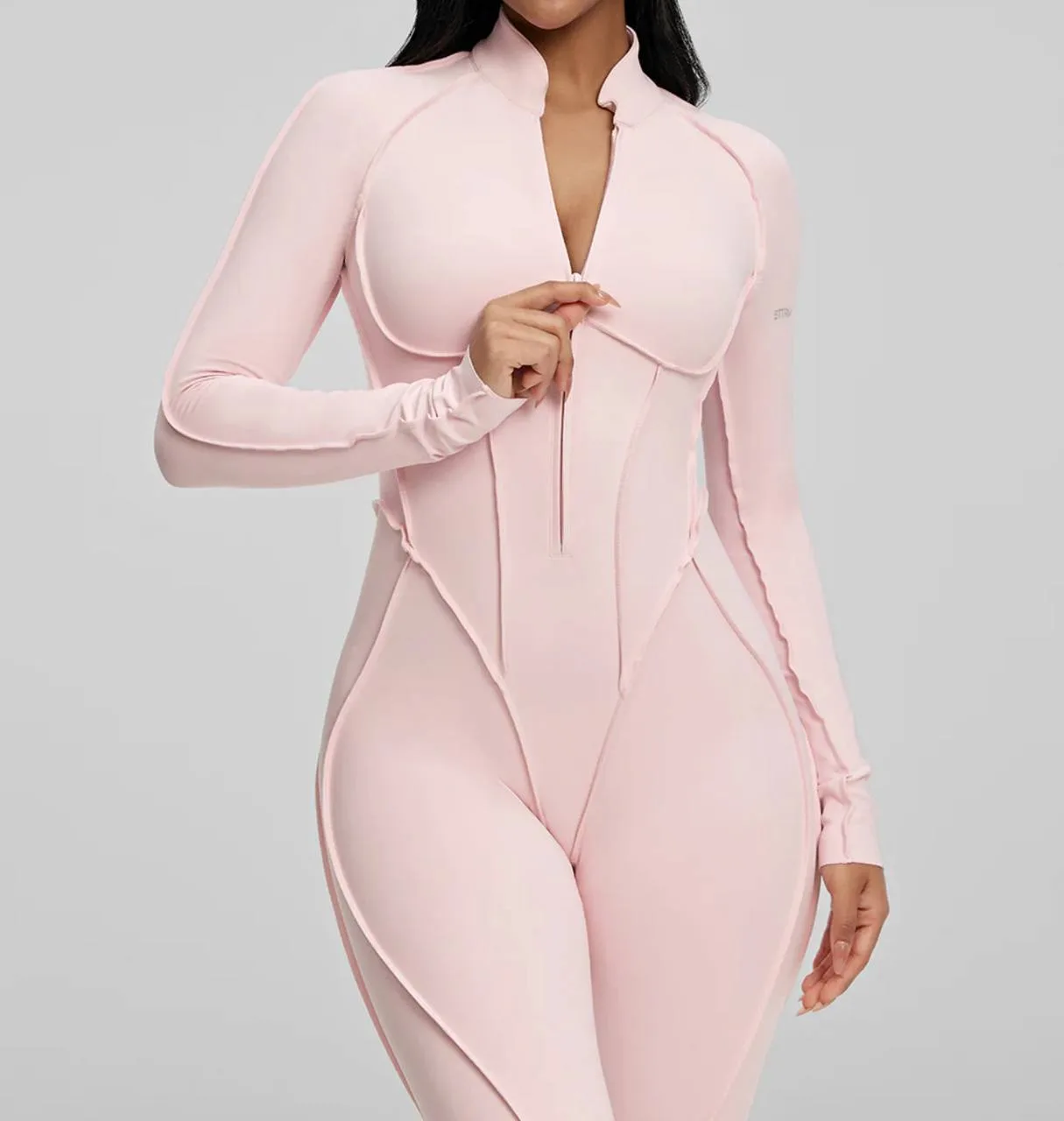Better Me Pink Open-Back Design Jumpsuit thumbnail