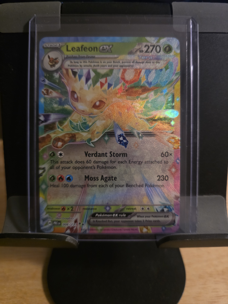 Leafeon EX Pokemon Card