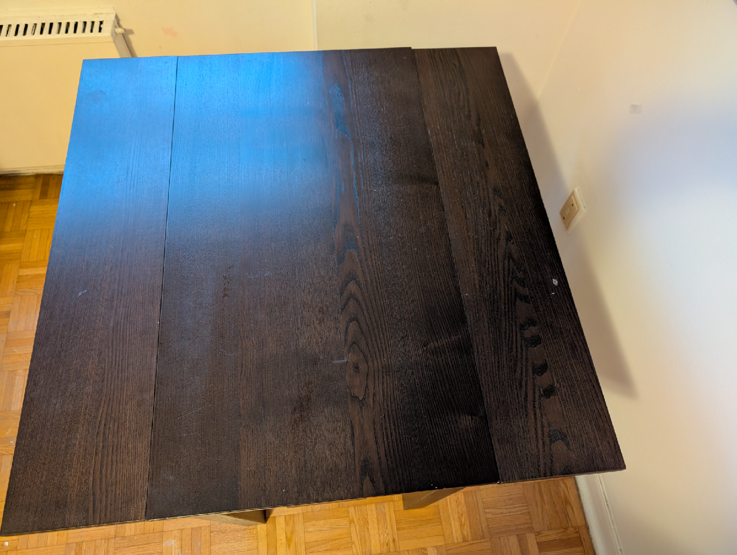 Dark Brown Extendable Dining Table - photo 3