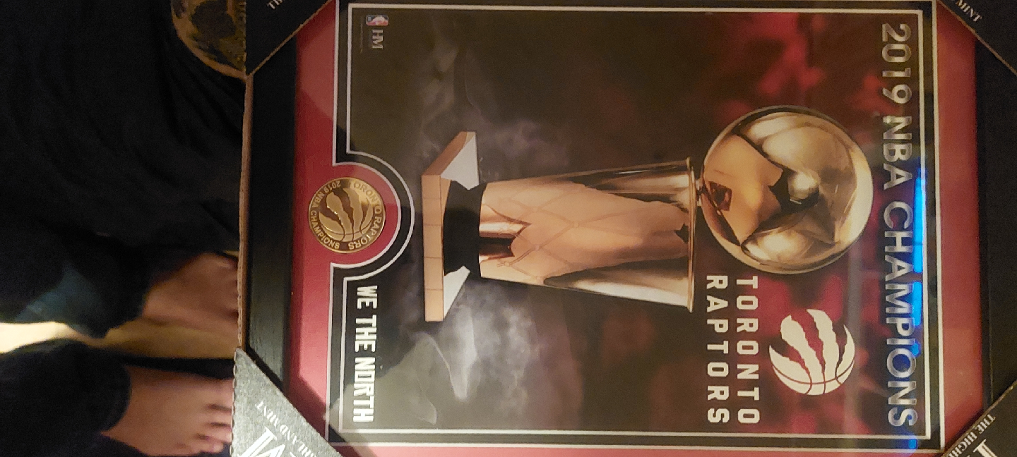 Toronto Raptors 2019 NBA Champions Framed Picture