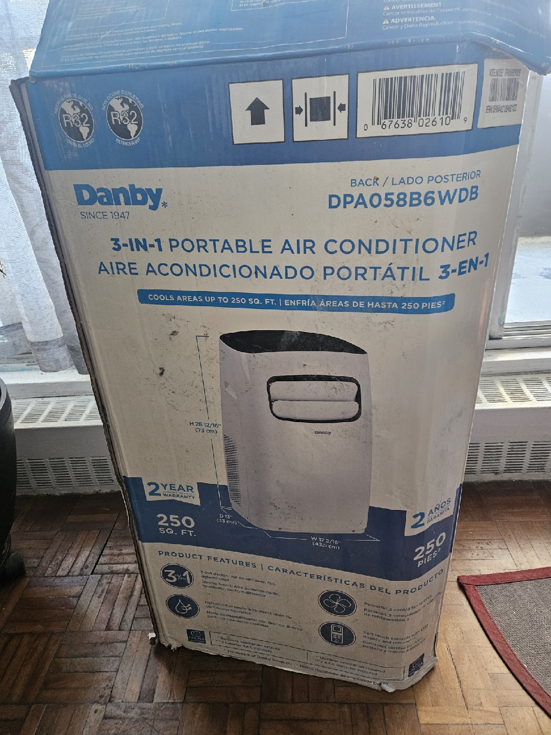 Danby 3-in-1 Portable Air Conditioner DPA058B6WDB