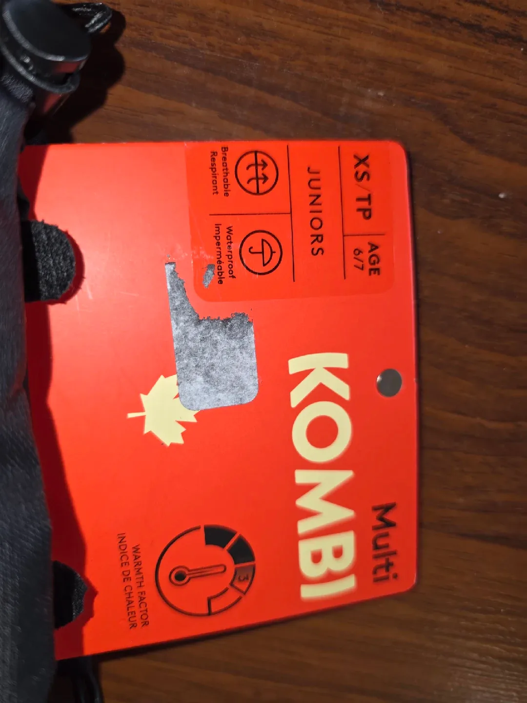 Kombi Juniors XS/TP Gloves - New with Tags! image indicator(4)