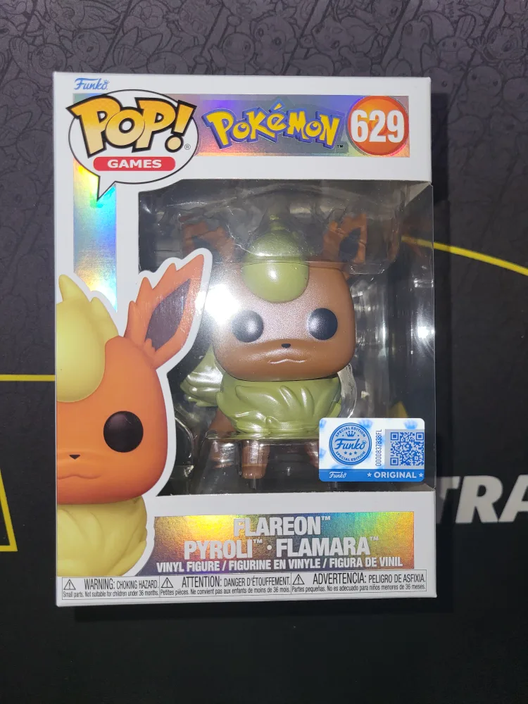 Pokemon Center Exclusive Funko Pop Flareon 629 thumbnail