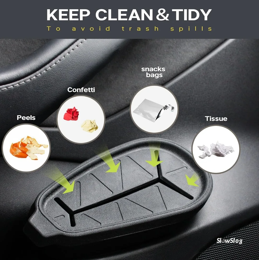 Slow Slog Tesla Model 3 Trash Can - Black image indicator(3)