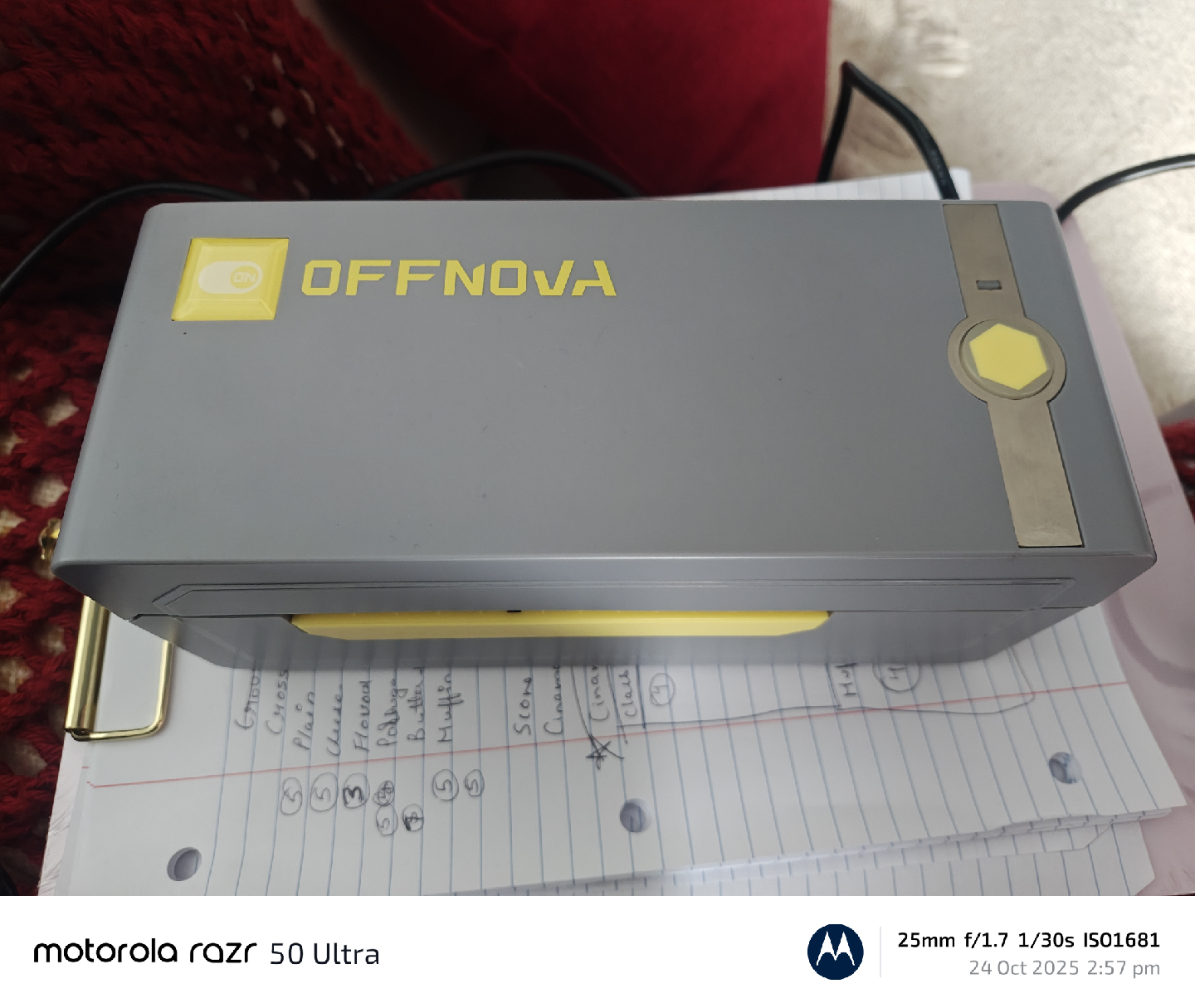 OFFNOVA Thermal Label Printer - Label Holder Included - photo 2