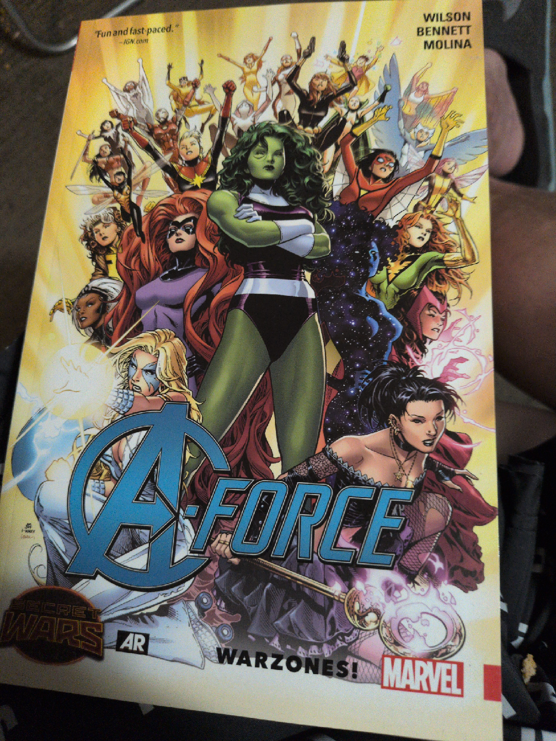 A-Force: Warzones! Marvel Comic Book