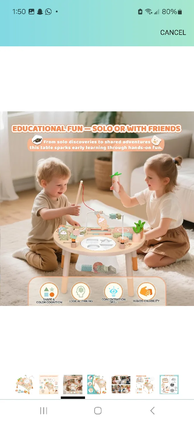 Activity Table with 9 Different Games image indicator(3)