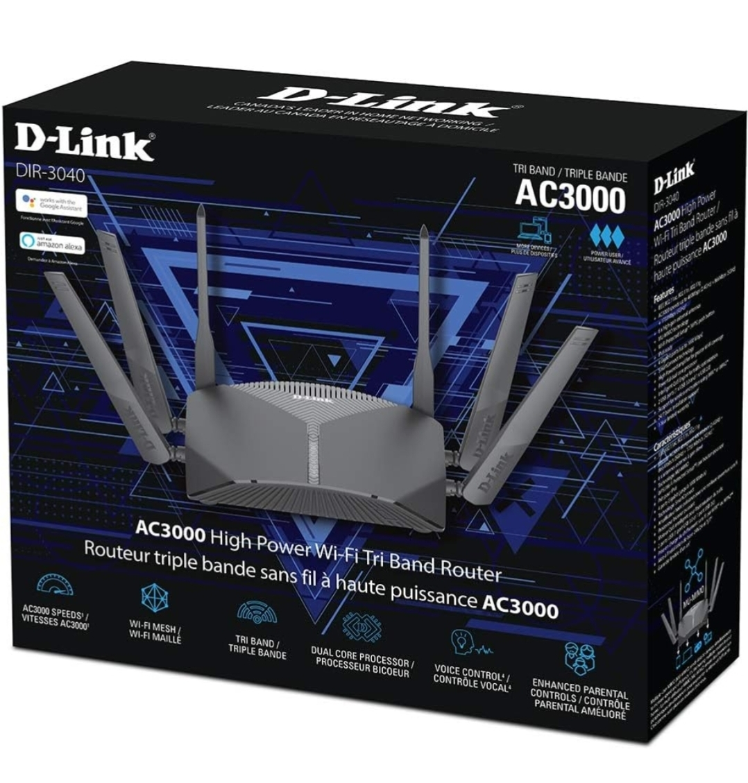 D-Link DIR-3040 AC3000 High Power Wi-Fi Router - photo 5