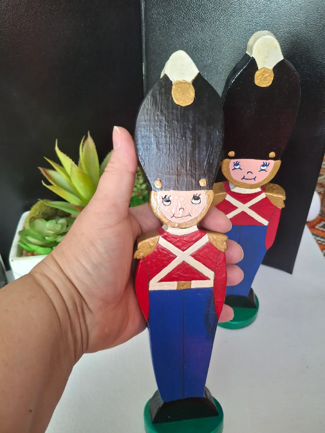 Wooden Toy Soldier Figurines image indicator(4)