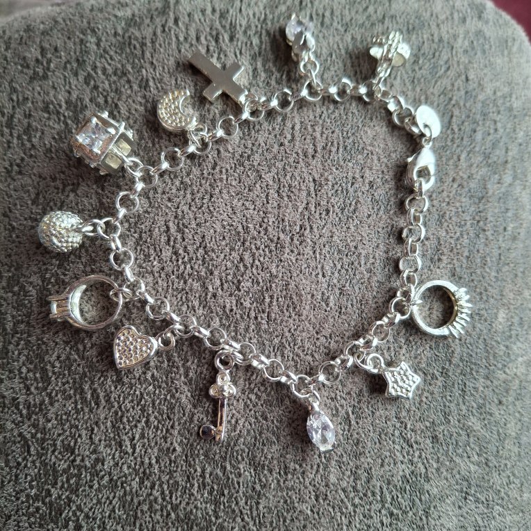Silver Charm Bracelet